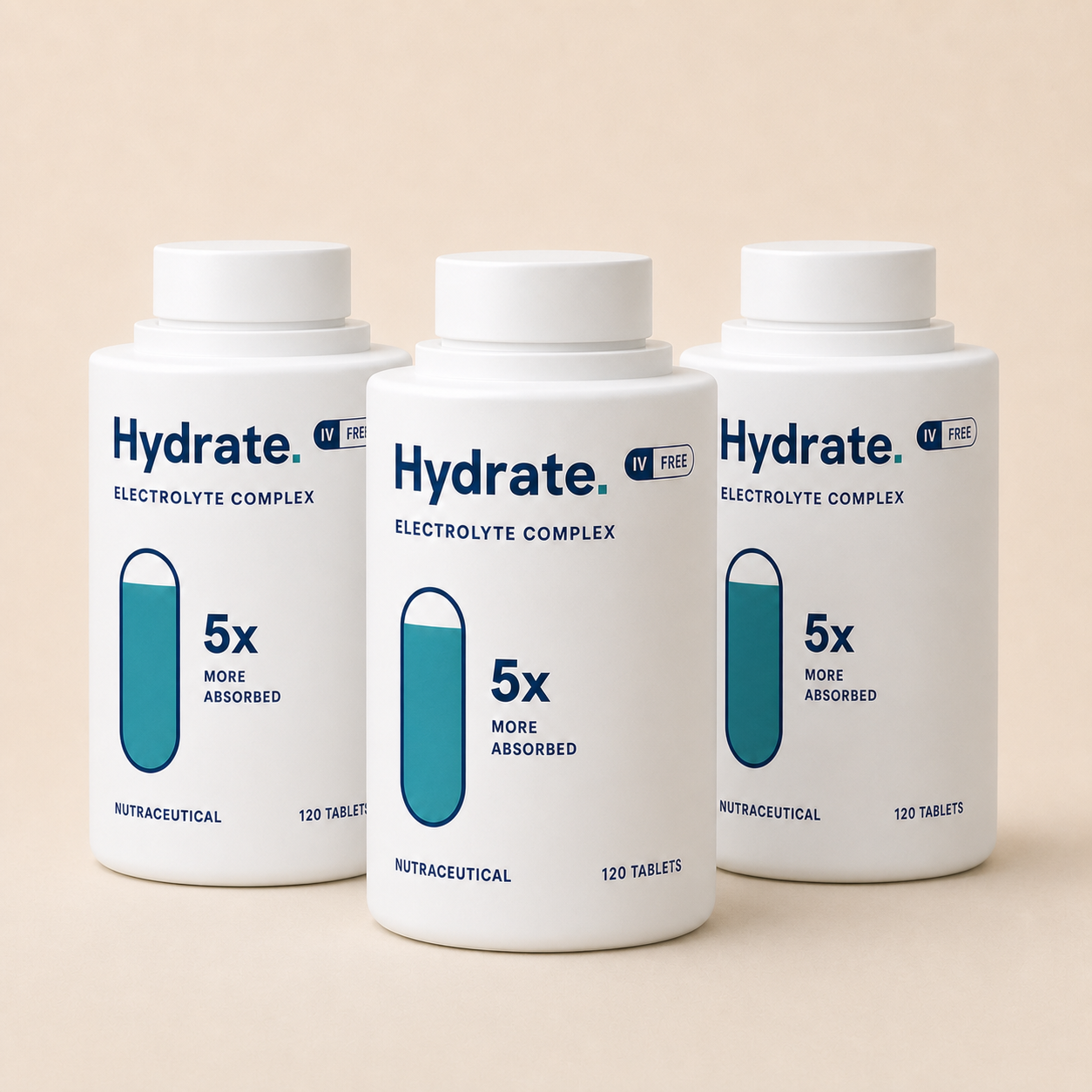 Hydrate Electrolyte Complex – 120 Tablets