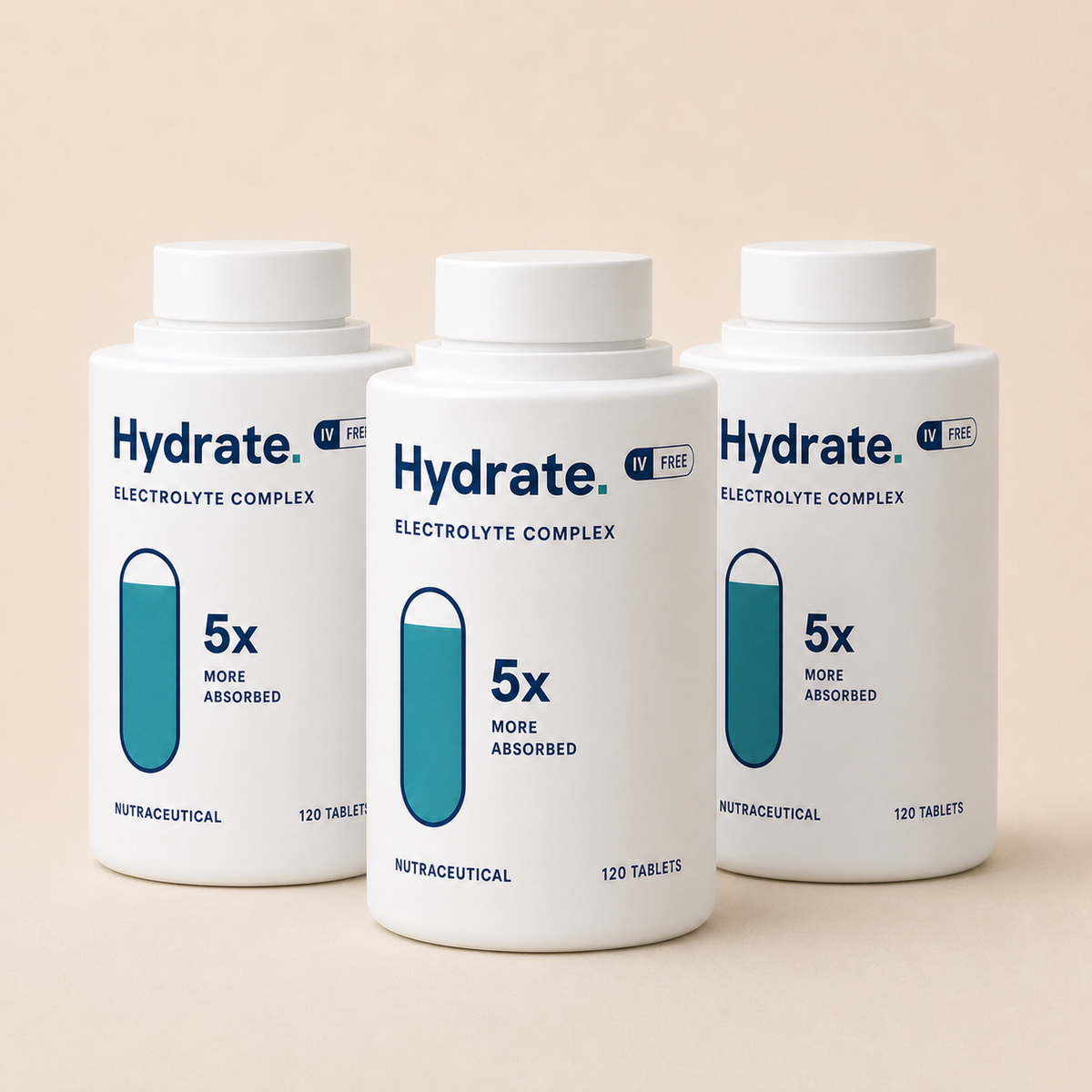 Hydrate Electrolyte Complex – 120 Tablets